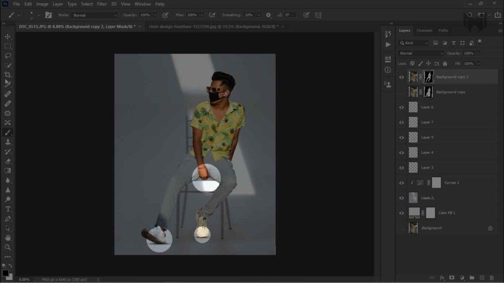 Studio Photo editing In Photoshop Tutorial Screenshot 115