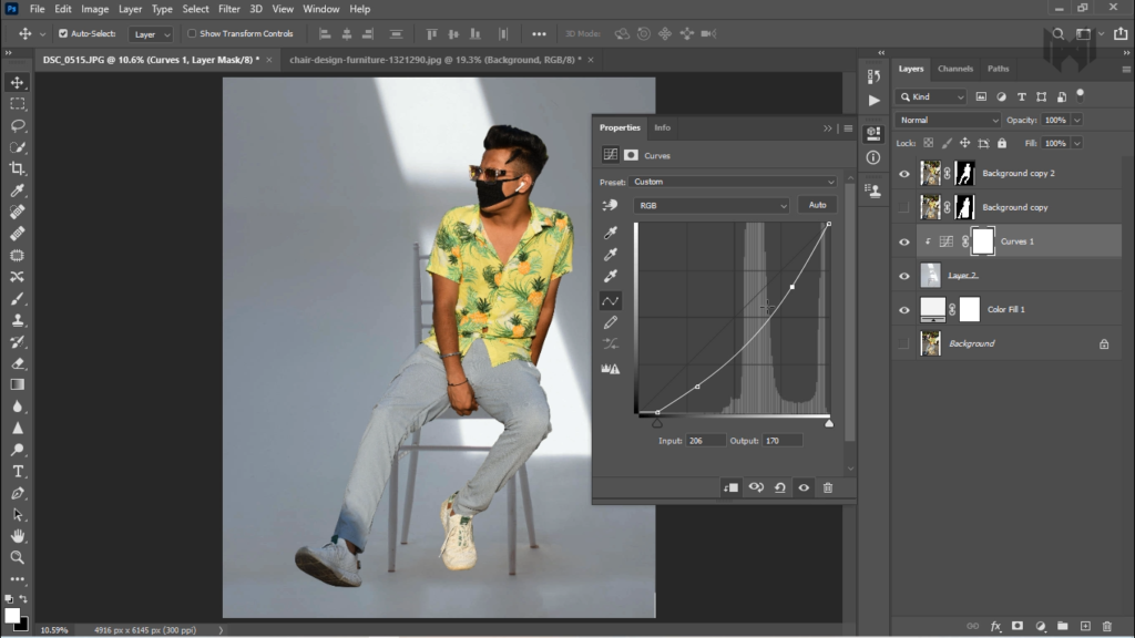 Studio Photo editing In Photoshop Tutorial Screenshot 116