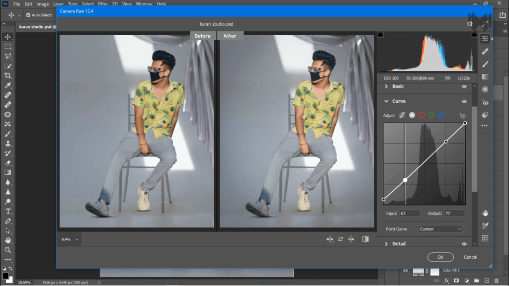 Studio Photo editing In Photoshop Tutorial Screenshot 130
